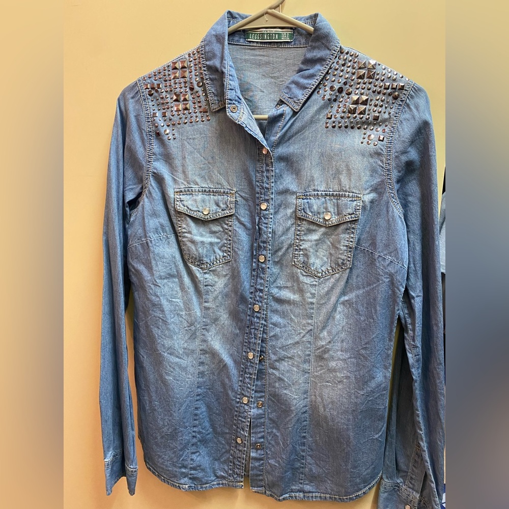 Leggsington Jeans Shacket / Shirt